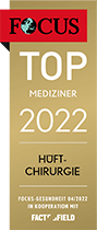 2022 Focus Siegel - Gold - Hüftchirurgie