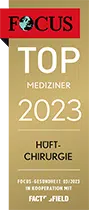 2023 Focus Siegel - Gold - Hüftchirurgie