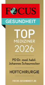 2026 - Dr. med. Johannes Schauwecker - Focus Siegel Hüftchirurgie Siegel Hüftchirurgie - 2026 - Dr. med. Johannes Schauwecker - Focus