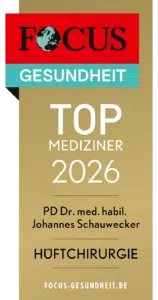 2026 - Dr. med. Johannes Schauwecker - Focus Siegel Hüftchirurgie Siegel Hüftchirurgie - 2026 - Dr. med. Johannes Schauwecker - Focus