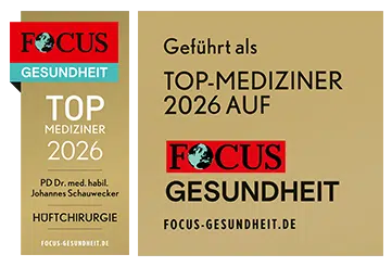 2026 - Dr. med. Johannes Schauwecker - Focus Siegel Hüftchirurgie - Profil Siegel Hüftchirurgie - Profil - 2026 - Dr. med. Johannes Schauwecker - Focus